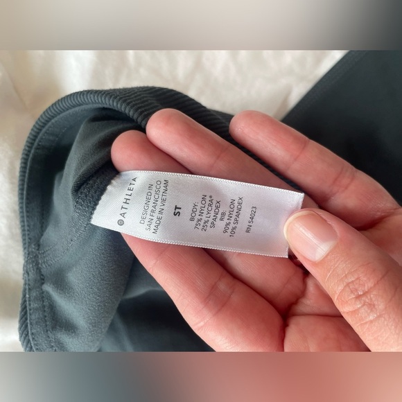 ATHLETA rib skinny leg pant bundle of 2 black and gray small tall length - Picture 6 of 11